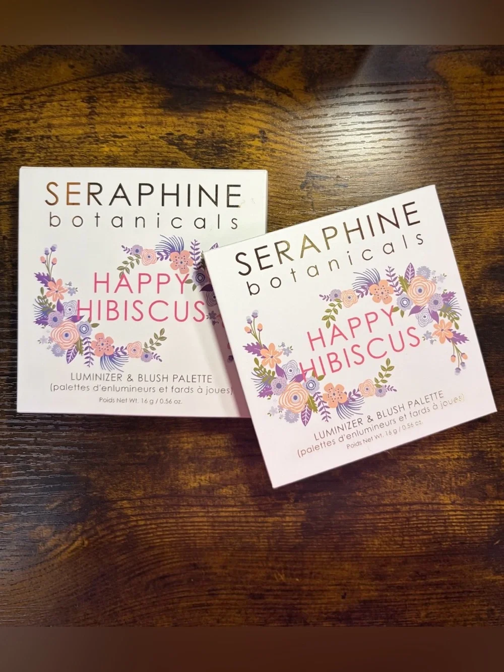 Seraphine Botanicals  Happy Hibiscus Luminizer & Blush Palette